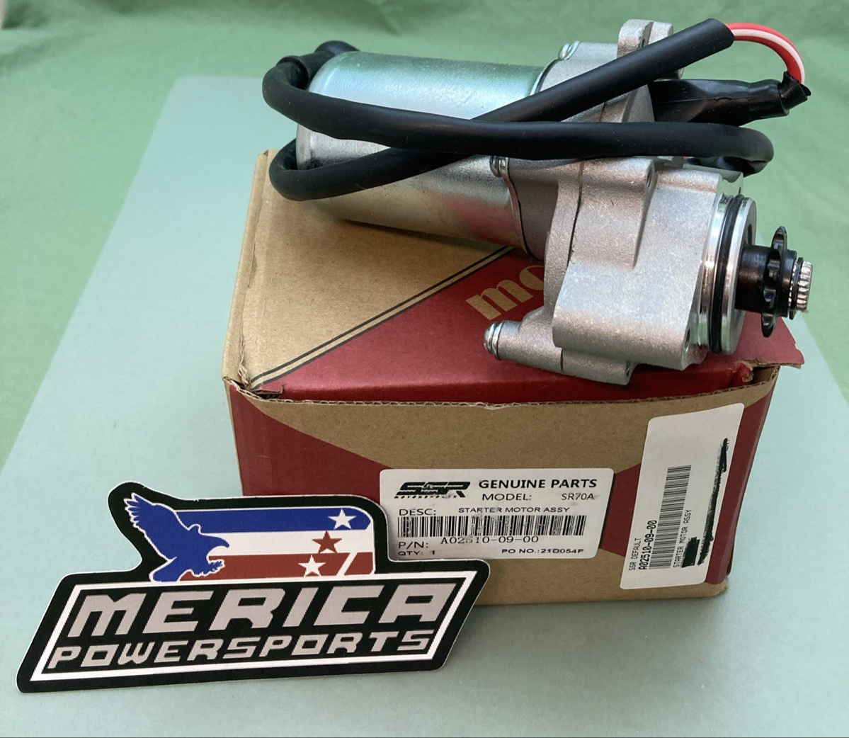NEW GENUINE SSR A02510-09-00 STARTER MOTOR ASSY ASSEMBLY SR70A 21D054P