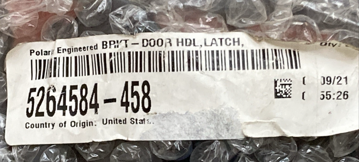 New Genuine Polaris 5264584-458 Door Bracket, Latch, Mount, Right, Black