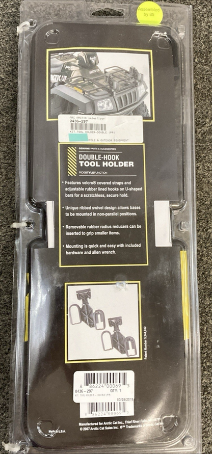 NEW GENUINE ARCTIC 0436-297 DOUBLE HOOK TOOL HOLDER