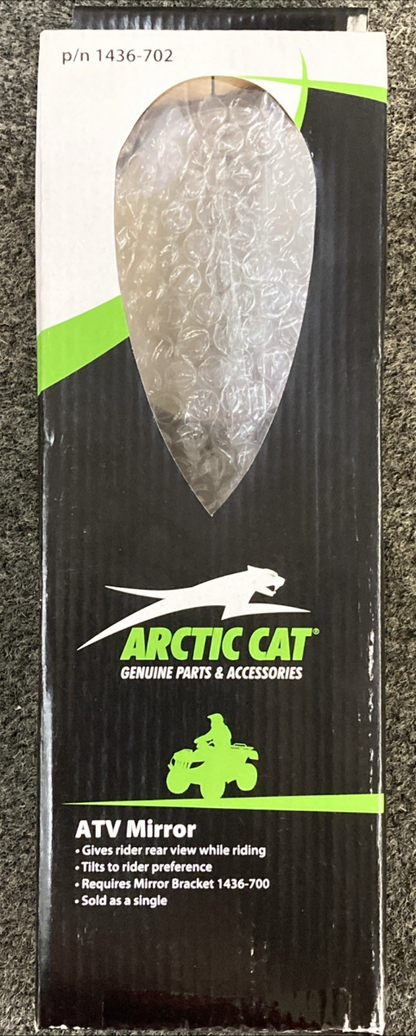 NEW GENUINE ARCTIC 1436-702 MIRROR, ROUND-M10 x 1.25 THREAD