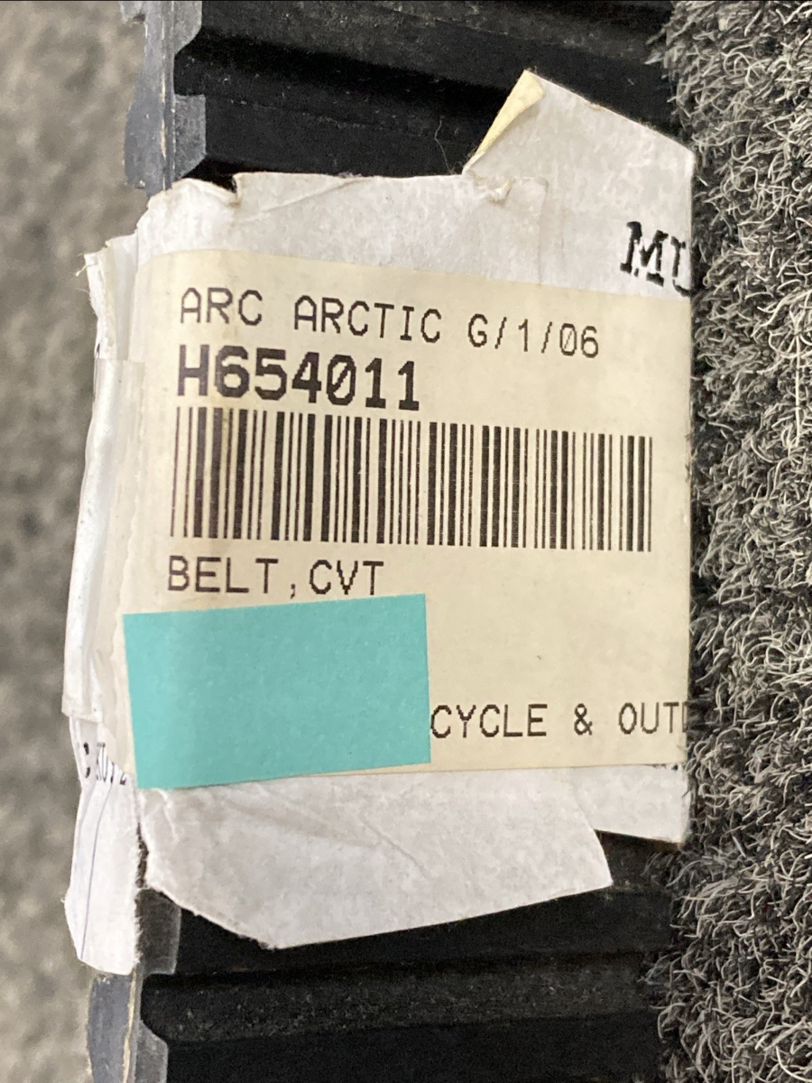 NEW GENUINE ARCTIC H654011 BELT, CVT