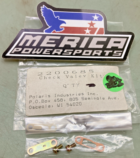 NEW GENUINE POLARIS 2200685 CHECK VALVE KIT