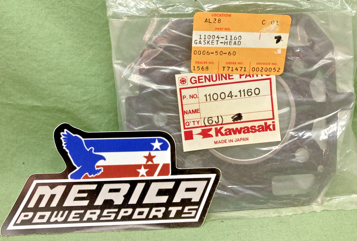 NEW GENUINE KAWASAKI 11004-1160 HEAD GASKET