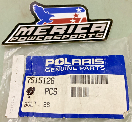 QTY 10 NEW GENUINE POLARIS 7515126 BOLT