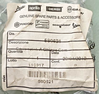 NEW APRILIA DERBI PIAGGIO VESPA  APE GILERA SCARABEO 580621 IGNITION KEY SWITCH