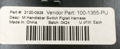 NEW GENUINE MOOSE 2120-0928 Electrical Harness - Handlebar Control