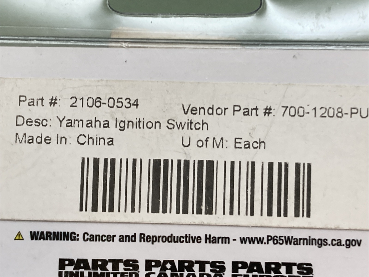NEW GENUINE MOOSE 2106-0534 Ignition Switch