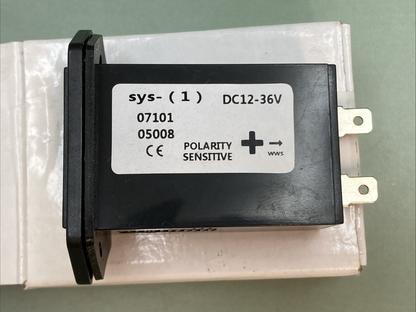 NEW GENUINE SYS 12V-36V DC 150V-240V AC Digital Generator Running HOUR METER