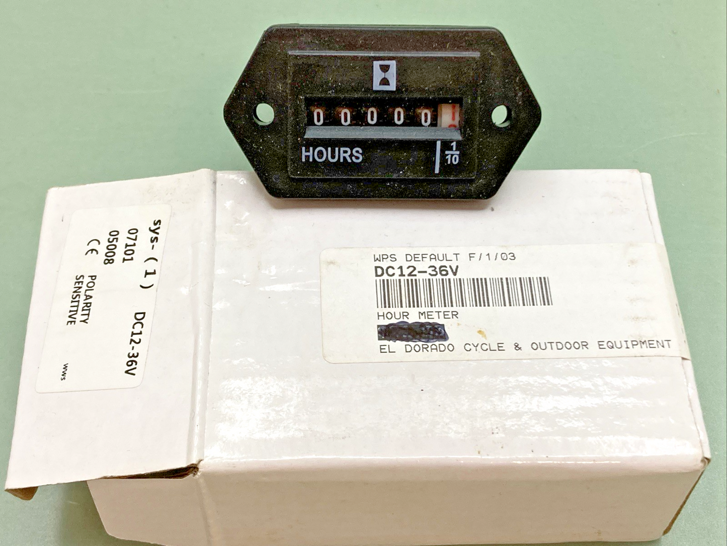 NEW GENUINE SYS 12V-36V DC 150V-240V AC Digital Generator Running HOUR METER