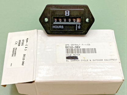 NEW GENUINE SYS 12V-36V DC 150V-240V AC Digital Generator Running HOUR METER