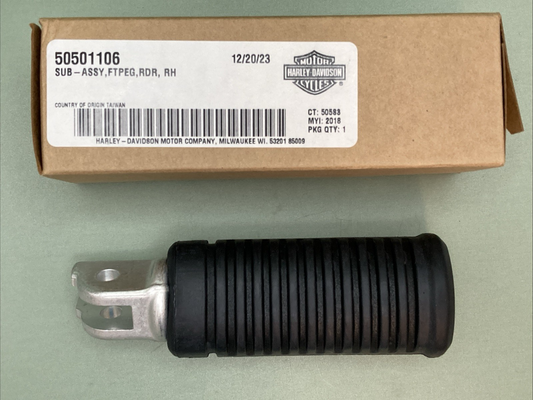 NEW GENUINE HARLEY DAVIDSON 50501106 SUB - ASSY, FTPEG, RDR, RH