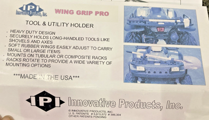 NEW  GENUINE INNOVATIVE PRODUCTS, INC 0012345679016 WING GRIP PRO TOOL HOLDER