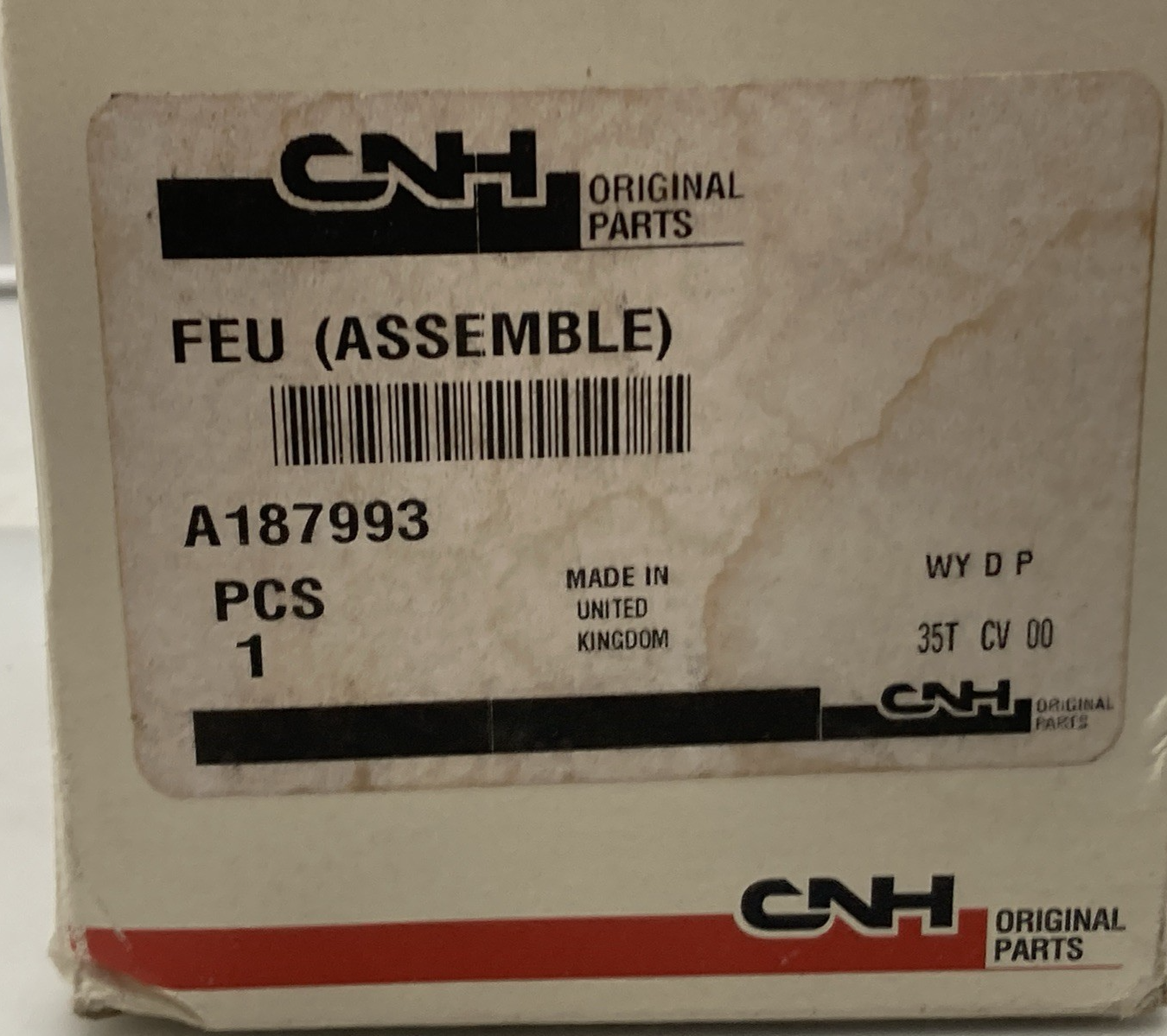 NEW GENUINE CNH A187993 Left-Hand Lamp Components Assembly