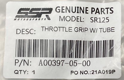 NEW GENUINE SSR A00397-05-00 Throttle Grip With Tube SSR SR110/SR125