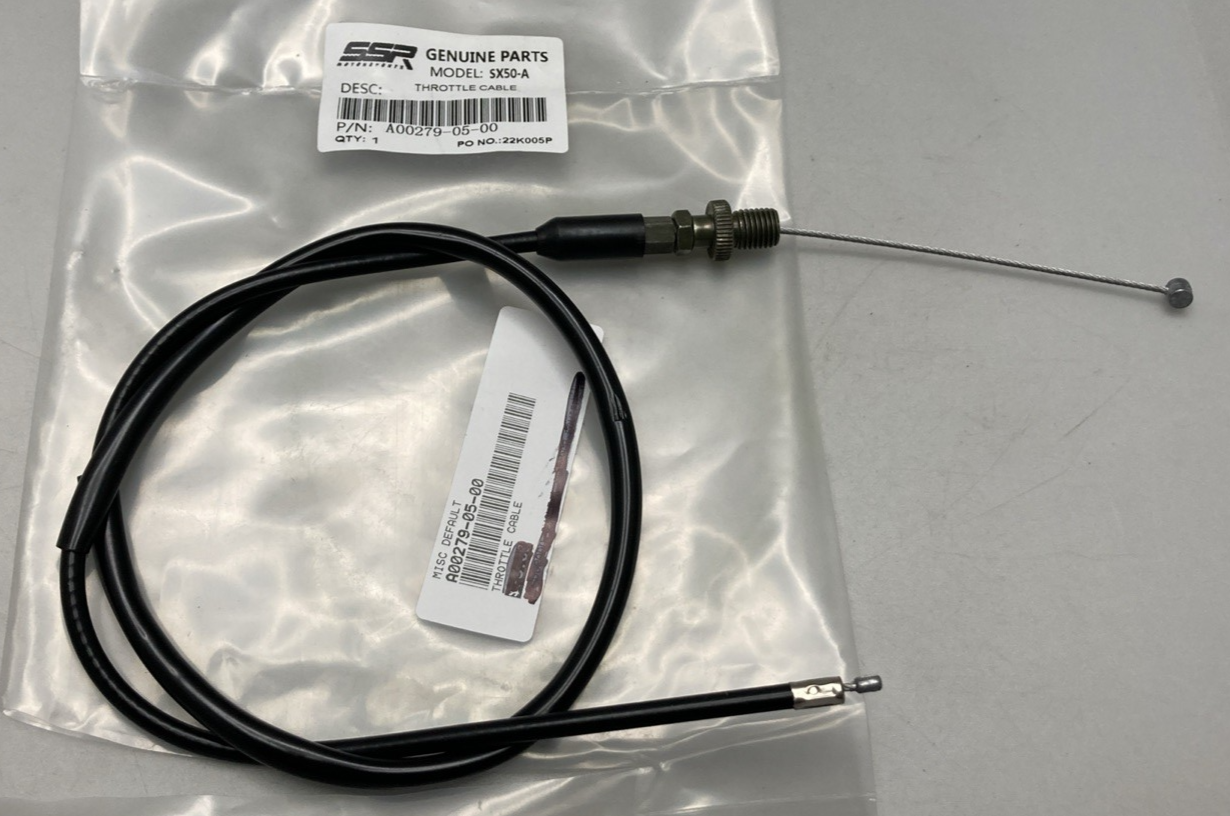 NEW GENUINE SSR A00279-05-00 THROTTLE CABLE