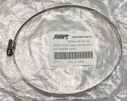 NEW GENUINE SSR A00307-14-00 HOSE CLAMP
