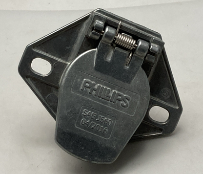 NEW GENUINE PHILLIPS 15-720 Socket 7 Pin Wire Insertion Zinc Die-Cast