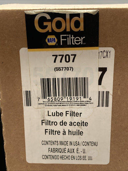 NEW GENUINE NAPA 7707 OIL FILTER