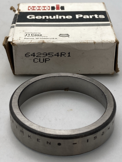 NEW GENUINE TENNECO CASE 642954R1 TAMPERED BEARING CUP