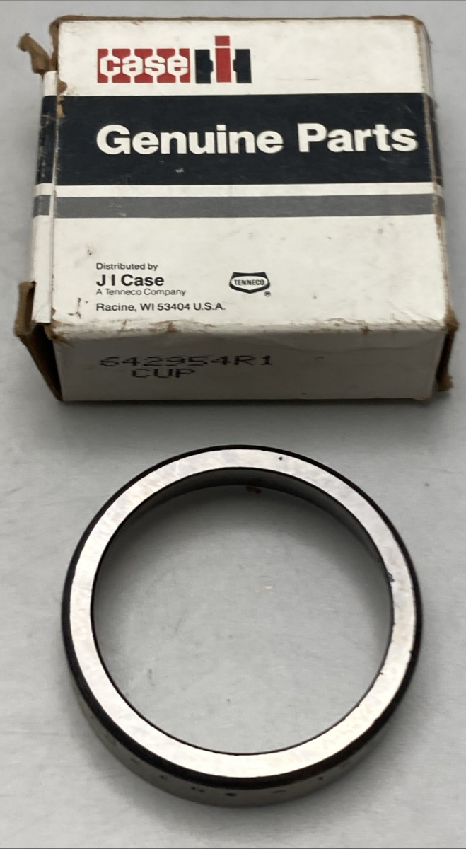 NEW GENUINE TENNECO CASE 642954R1 TAMPERED BEARING CUP