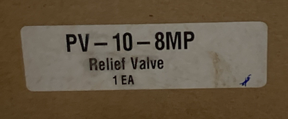 NEW GENUINE BRUNING PV-10-8MP PRESSURE RELIEF VALVE