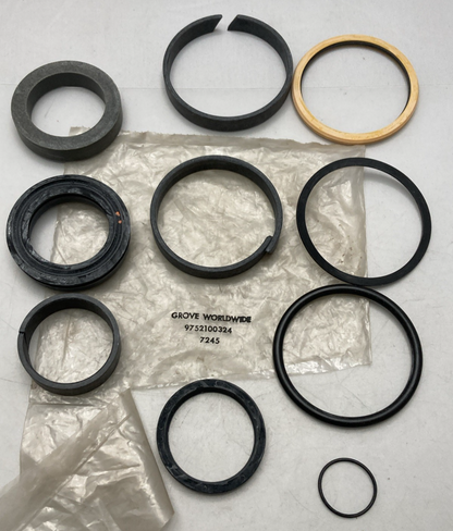 NEW GENUINE GROVE/MANLIFT 9752100324 SEAL KIT - LIFT CYLINDER