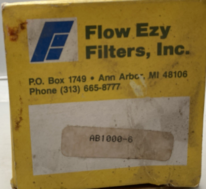 NEW GENUINE FLOW EZY FILTERS AB1000-6 FILTER BREATHER