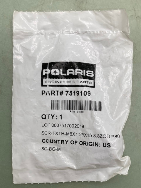QTY 3 Polaris 7519109 SCREW New Genuine