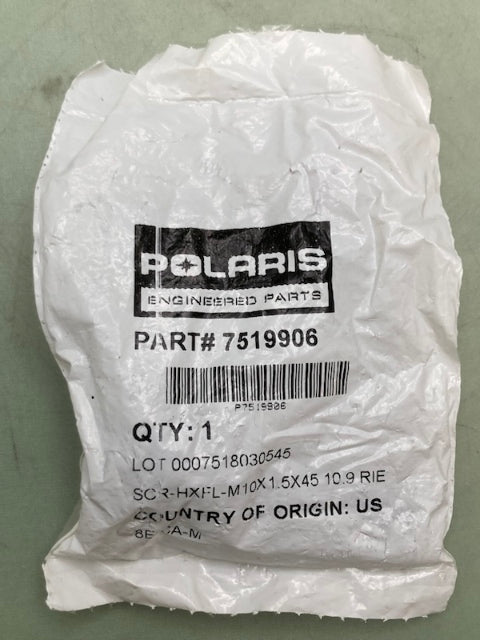 QTY 6 Polaris 7519906 HEX FLANGE SCREW New Genuine