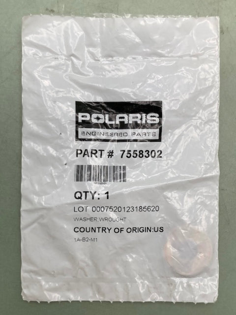 QTY 2 Polaris 7558302 WROUGHT WASHER New Genuine