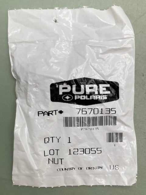 QTY 7 Polaris 7670135 SPEED NUT New Genuine