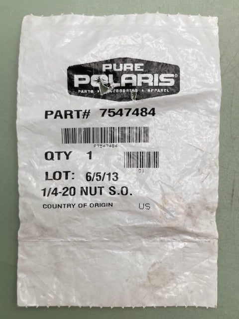 Polaris 7547484 HEX NUT New Genuine