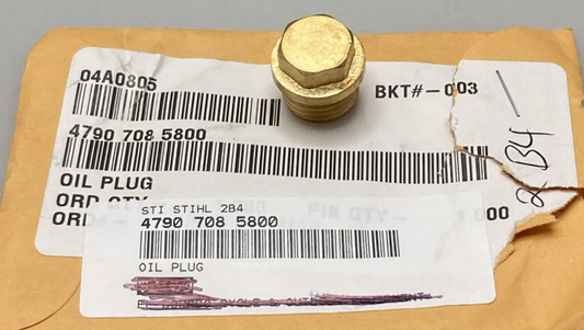 NEW REPLACES STIHL 4790-708-5800 OIL PLUG