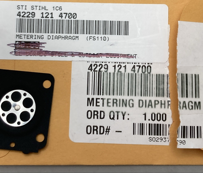 NEW GENUINE STIHL 4229-121-4700 METERING DIAPHRAGM