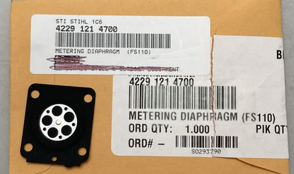 NEW GENUINE STIHL 4229-121-4700 METERING DIAPHRAGM