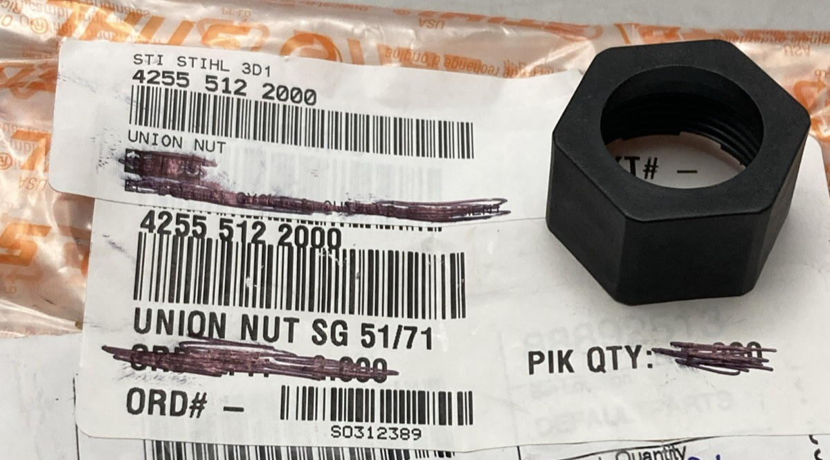 NEW GENUINE STIHL 4255-512-2000 UNION NUT