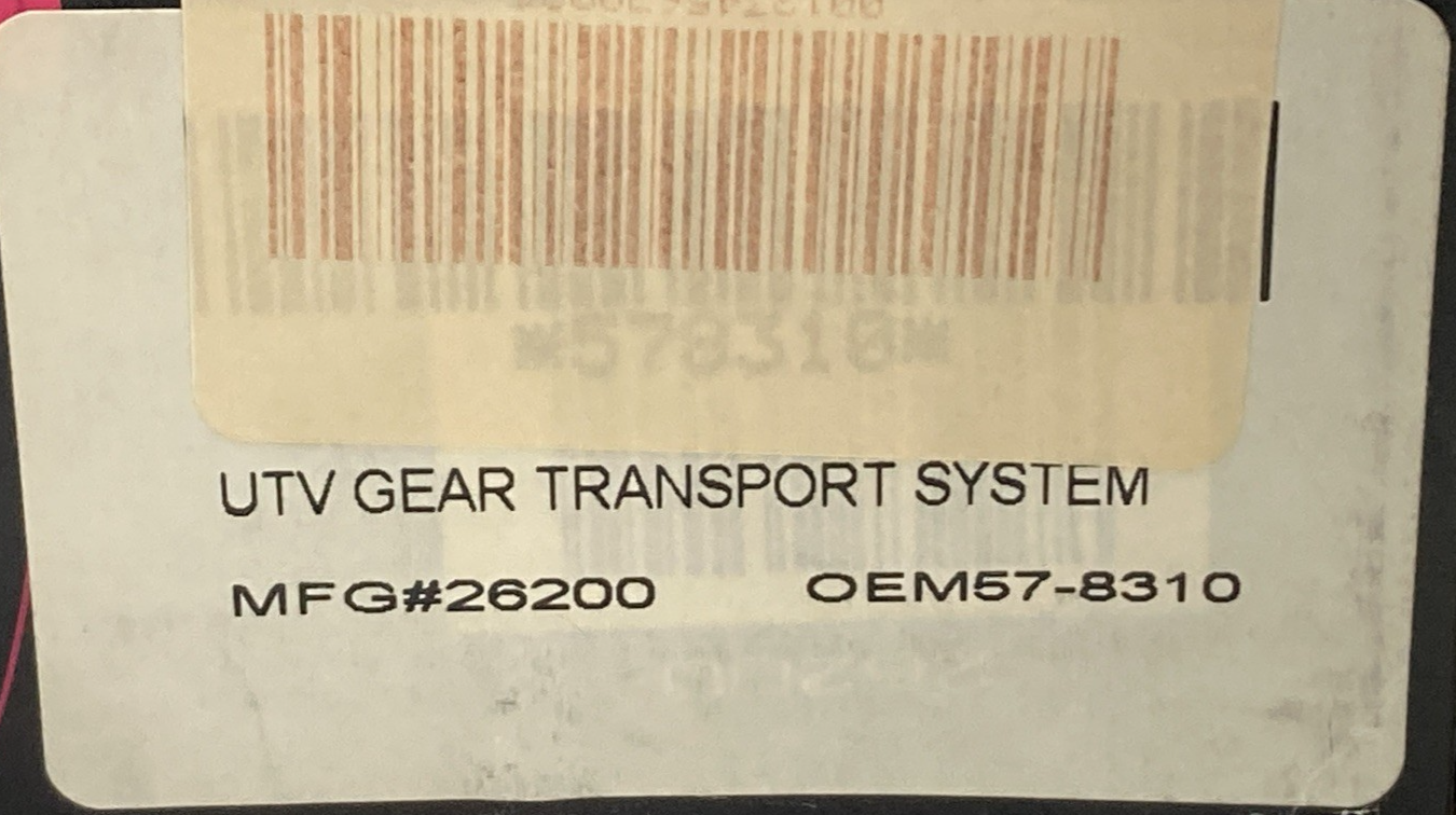 NEW GENUINE KOLPIN 26200 ATV Gear Transport System