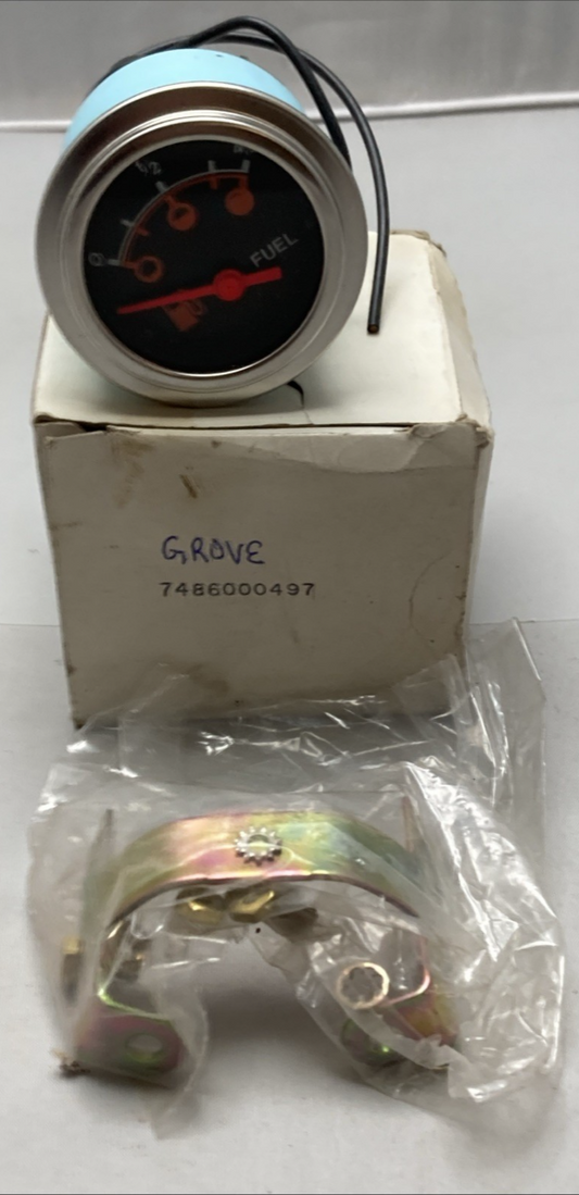 NEW REPLACES GROVE 7486000497 FUEL LEVEL GAUGE