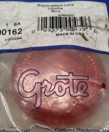 QTY 2 NEW GENUINE GROTE 90162 SIDE MARKER LIGHT LENS