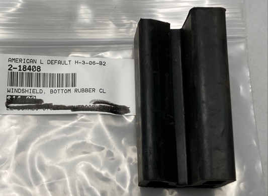 NEW GENUINE AMERICAN LANDMASTER 2-18408 Windshield, Bottom Rubber Clip-Holder