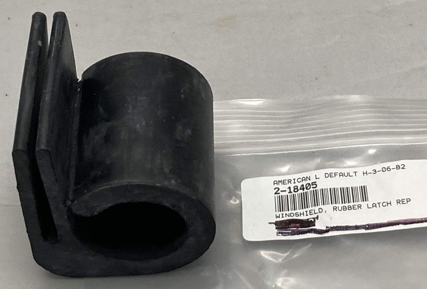 NEW GENUINE AMERICAN LANDMASTER 2-18405 Windshield, Rubber Latch Replacement