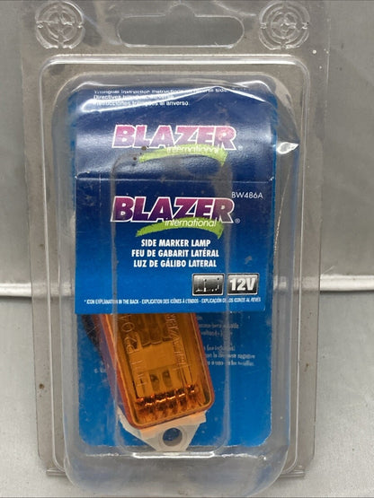 NEW GENUINE BLAZER BW486A Amber Yellow Mini Clearance Light 12V Truck Trailer