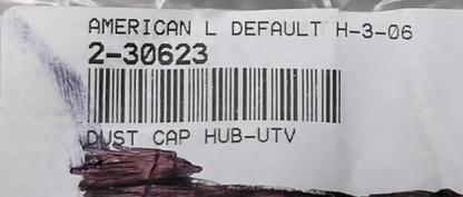 NEW GENUINE AMERICAN LANDMASTER 2-30623 Dust Cap Hub - UTV