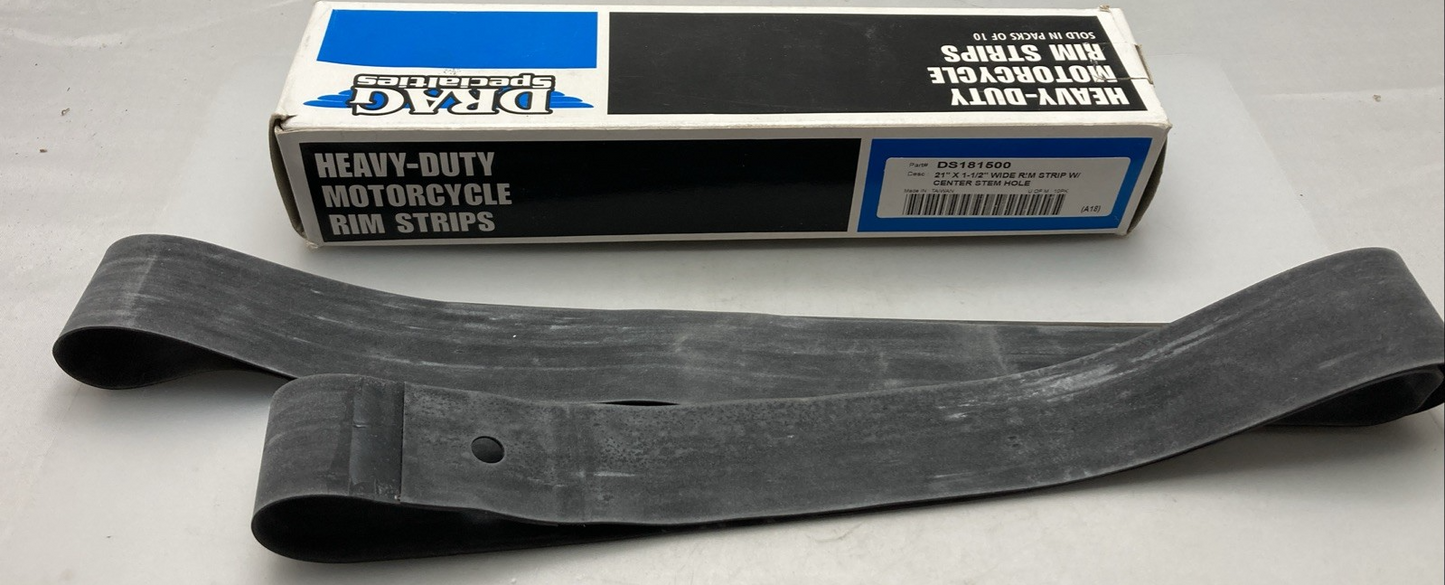 NEW GENUINE DRAG SPECIALTIES DS181500 21" X 1-1/2" WIDE RIM STRIP