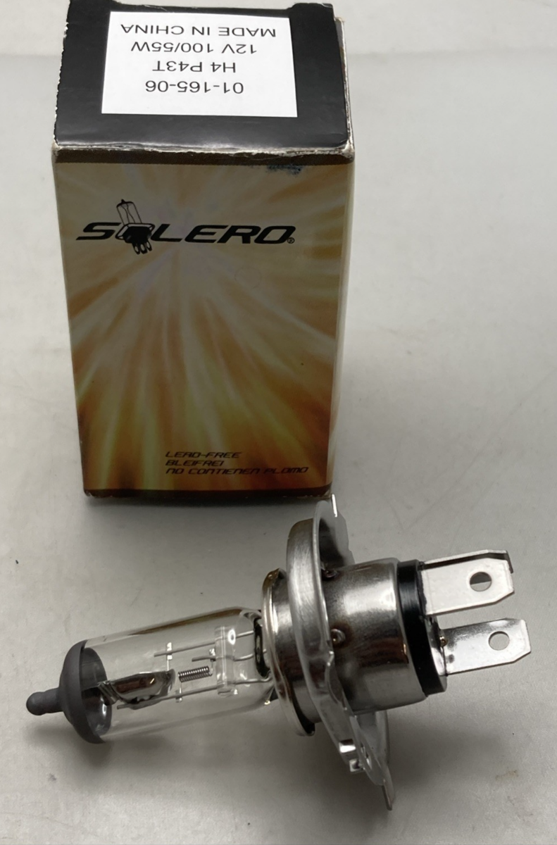 NEW GENUINE SOLERO 01-165-06 HALOGEN BULB