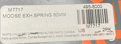 NEW GENUINE MOOSE 495-8000 M7717 EXHAUST SPRINGS