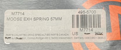 NEW GENUINE MOOSE 495-5700 M7714 EXHAUST SPRINGS