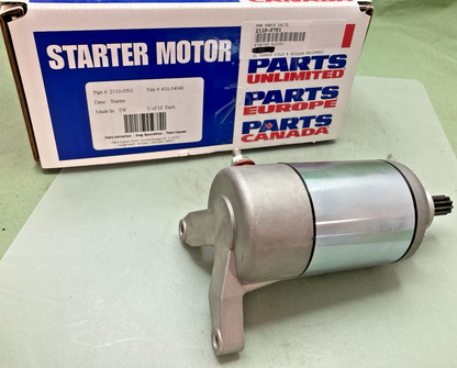 NEW GENUINE PARTS UNLIMITED 2110-0701 STARTER MOTOR FOR SUZUKI