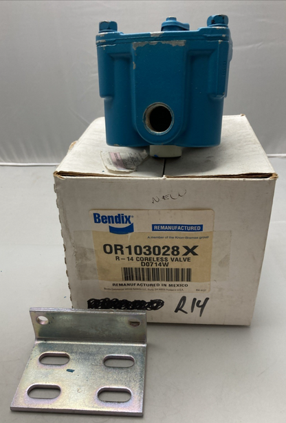 REMAN GENUINE BENDIX OR103028X R-14 BRAKE RELAY VALVE