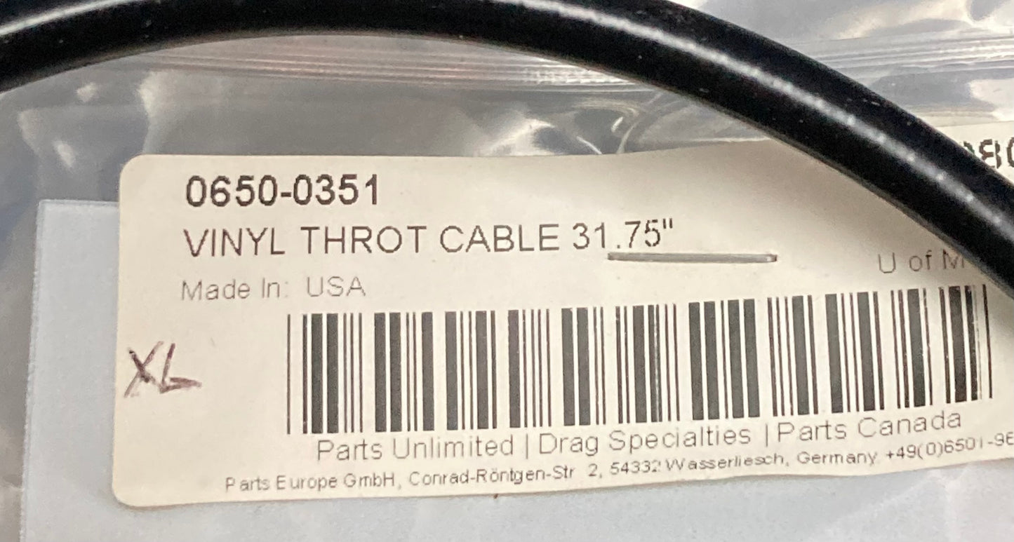 New Genuine Drag Specialties 0650-03651 Throttle Cable
